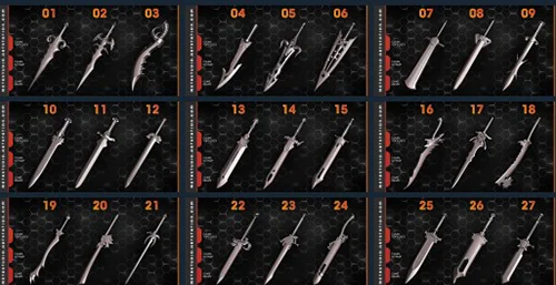 50 Sword Base Mesh скачать