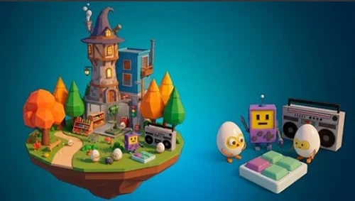 Master Low Poly 3D Modeling in Blender Complete Guide скачать