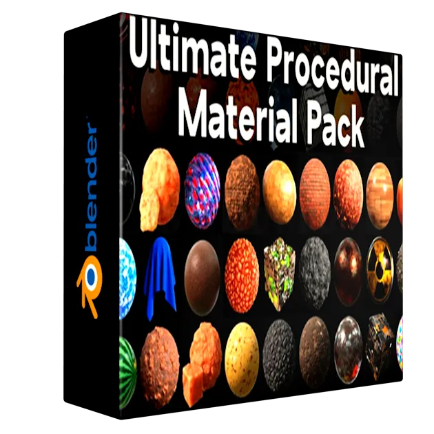 Ultimate Blender Procedural Material Pack