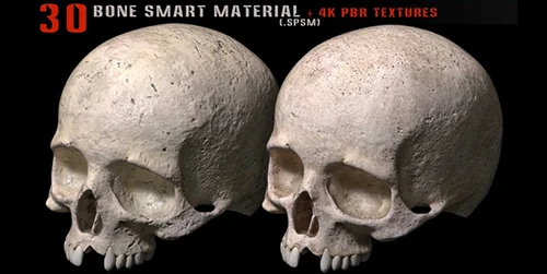 30 Bone Smart Material + 4K Pbr Textures - Vol 8 скачать