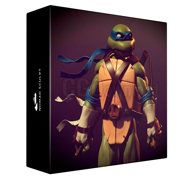 Cowabunga! 3D Sculpt a Teenage Mutant Ninja Turtle with Nomad Sculpt