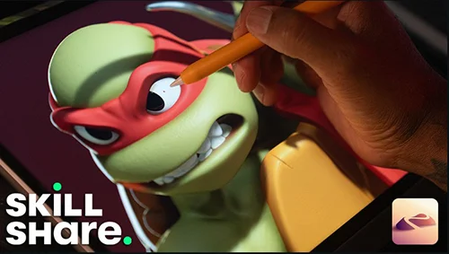 Cowabunga! 3D Sculpt a Teenage Mutant Ninja Turtle with Nomad Sculpt скачать