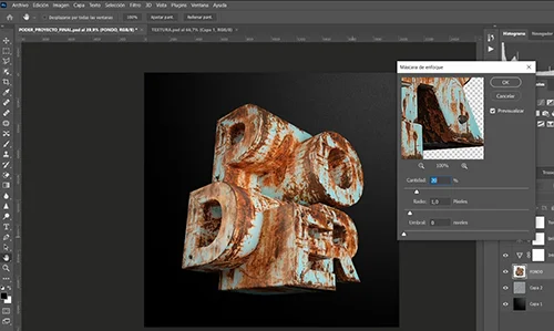 3D Font Design with a Metallic Finish скачать