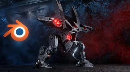 BLENDER THE SCI-FI WAR MACHINE скачать
