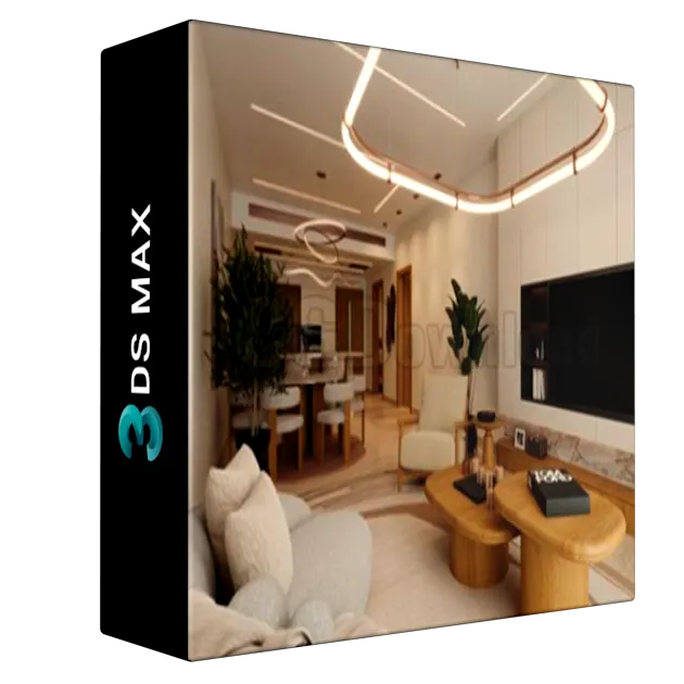 Apartment Interior Design: Revit to 3ds Max Visualization.