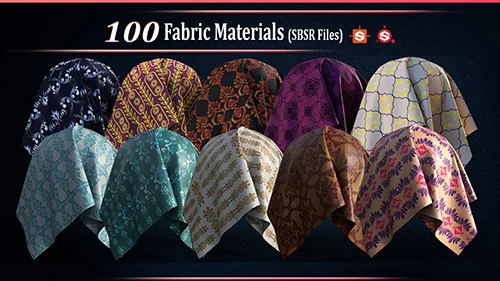 100 Fabric Materials-SBSAR-Vol01 скачать