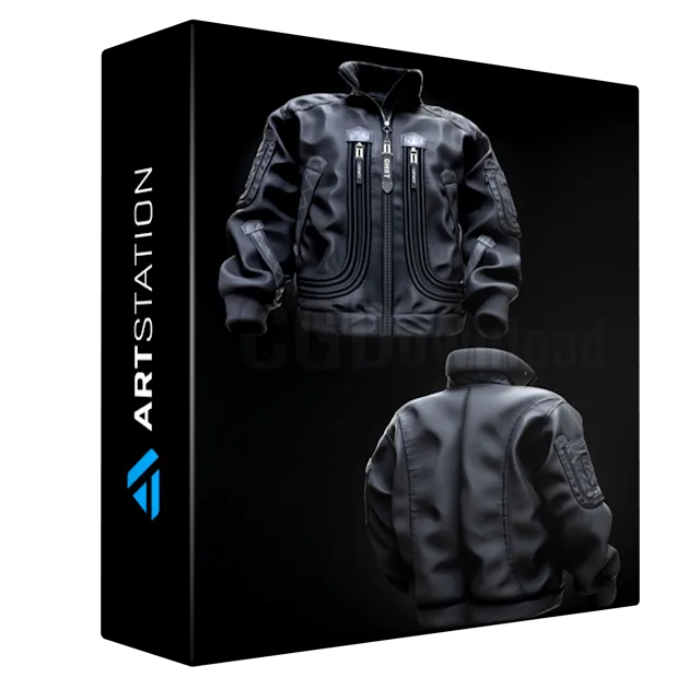 Modern Jacket - Tutorial (Full Pipeline) + 3D Model