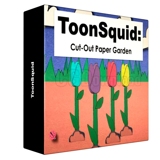 ToonSquid: Cut-Out Paper Garden Animation