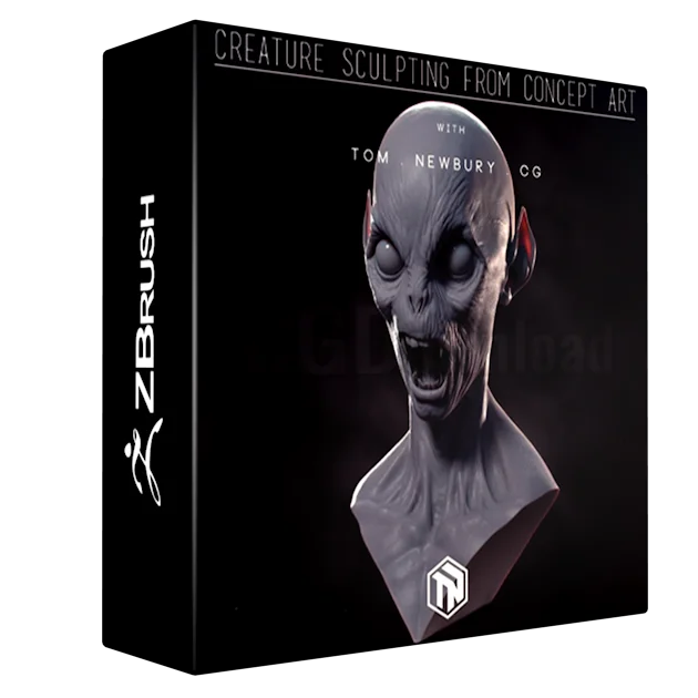 Creature Sculpting in Zbrush from Concept Art