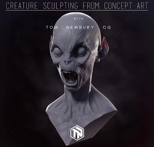 Creature Sculpting in Zbrush from Concept Art скачать