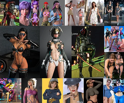 DAZ 3D, Poser Bundle Сентябрь 2026 скачать