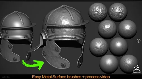 Easy Metal Surface Brushes pack скачать