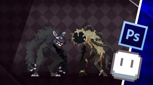 Pixel Art Monster Design for Games Create Unique Creatures скачать