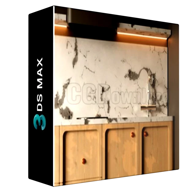 Kitchen Design in 3ds Max and Corona Renderer