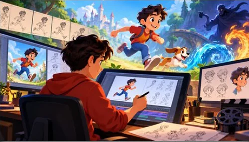 Learn 2D Animation & VFX Toon Boom Harmony and Adobe Animate скачать
