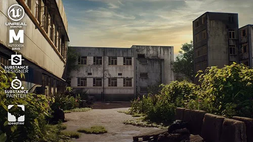 Creating Post-Apocalyptic 3D Game Environments in Unreal Engine 5 скачать
