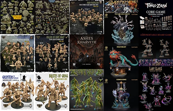 3D Print Models Bundle 2 Октябрь 2026 скачать